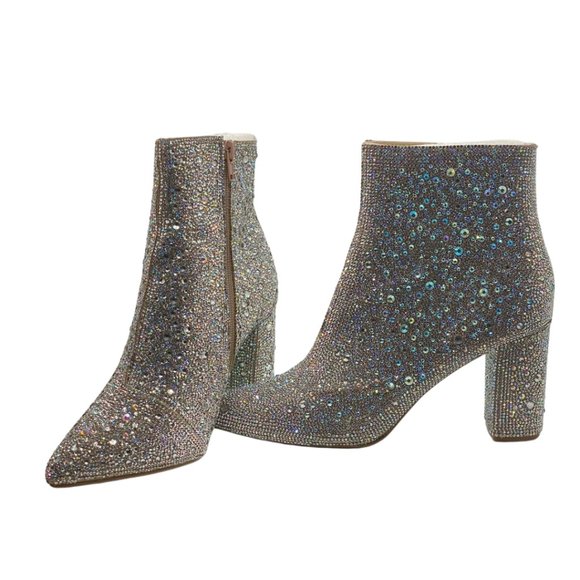 Betsy Johnson SB Cady Rhinestone SZ -8 - Picture 4 of 5